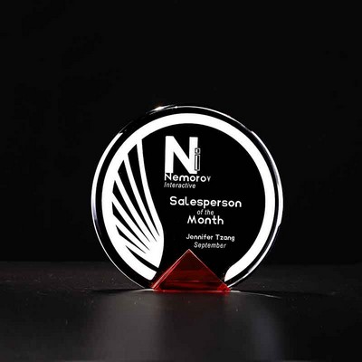 Ruby Award (7" x 0.5" x 6.7")