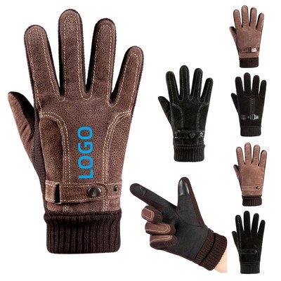 Leather Touchscreen Gloves