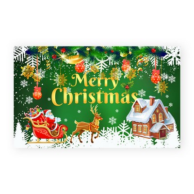 Custom Holiday Decoration Banner Hanging Flag