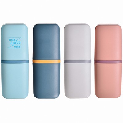 Portable PP Plastic Toothbrush Travel Case