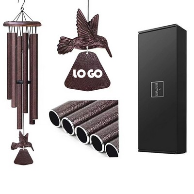 32" Large Hummingbird Aluminum Musical Wind Chime