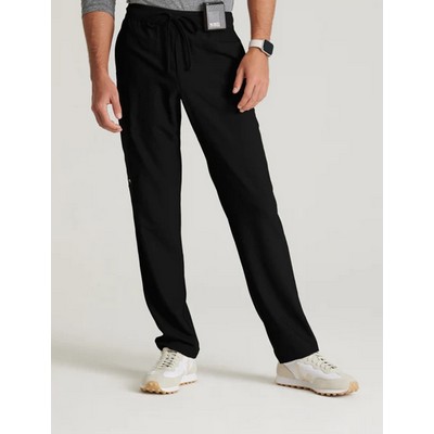 Barco® Grey's Anatomy™ Men's Evolve 5 Pocket Textured Waistband Slim & Straight Pant