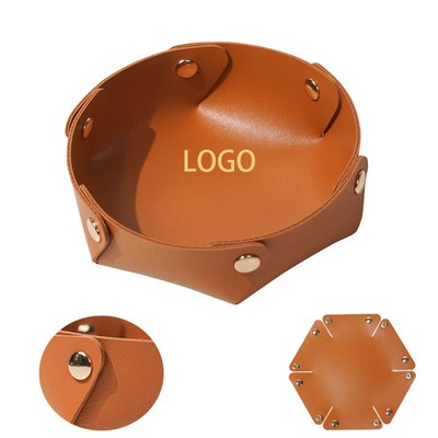 Leather Storage Trays