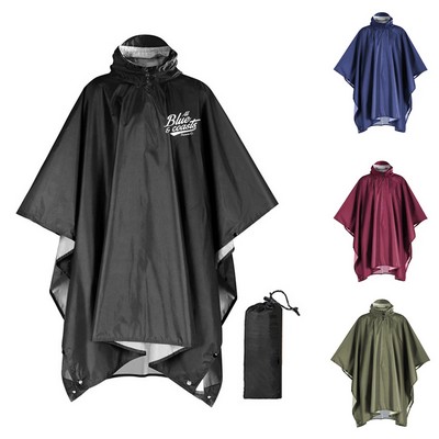 Hooded Raincoat Jacket