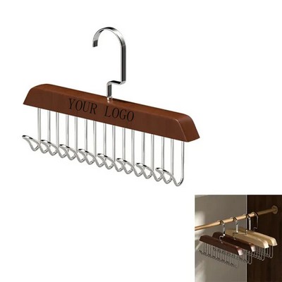 Multifunctional Wooden Cloth Hanger