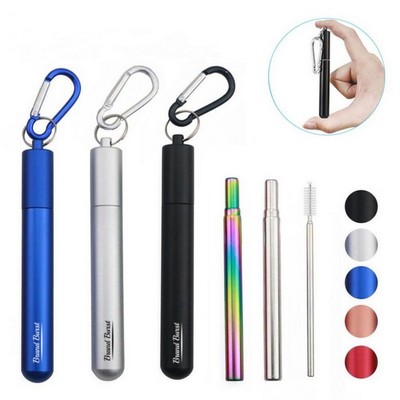 Collapsible Stainless Steel Drinking Straws