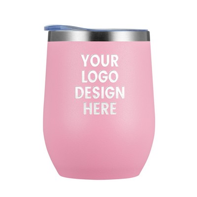 Vineyard-III 12 Oz Stemless Wine Tumblers (Double Walled)