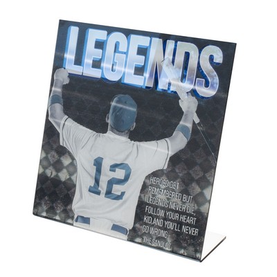 5D Heat Bend Counter Sign 8.75" x 9"