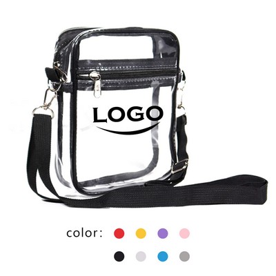 Clear PVC Stadium Approved Crossbody Bag