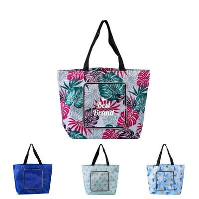 Large Capacity Waterproof Folding Tote Bag