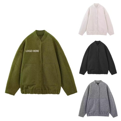 Exquisite Woolen Jacket Coat