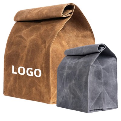 Reusable Vintage Lunch Bag