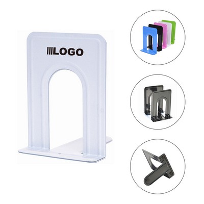 Portable Metal Desk Storage Bookends