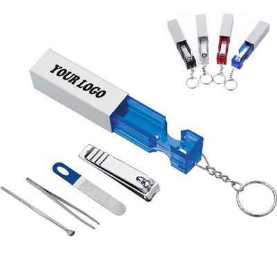 Custom Manicure Pillar Set Keychain