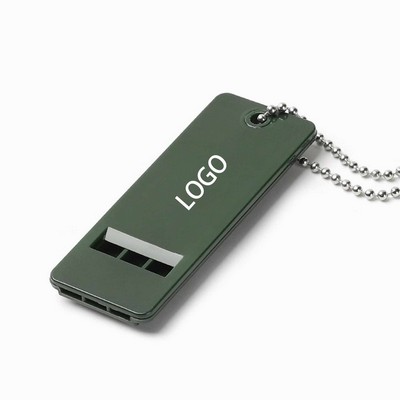 Tri-Band Safety Whistle Plastic