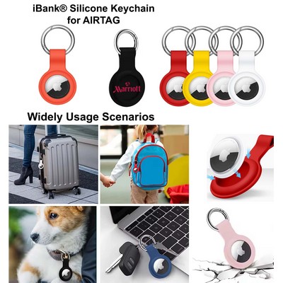 Promotek iBank® Silicone Keychain compatible with AIRTAG