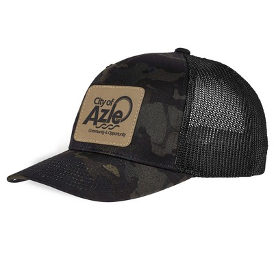Personalized Corporate Camo Trucker Hat with Patch