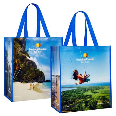 140g Double Laminated Non-Woven Custom Tote Bag (13"x15"x8")