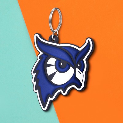 3.75" Custom 3D PVC Keychain