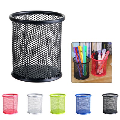 Metal Mesh Pencil Holder