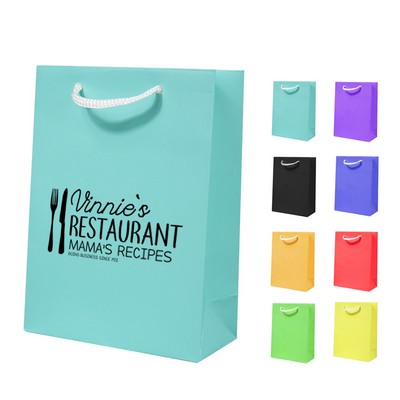 Matte Laminated Tote Bag with Cotton Rope Handle