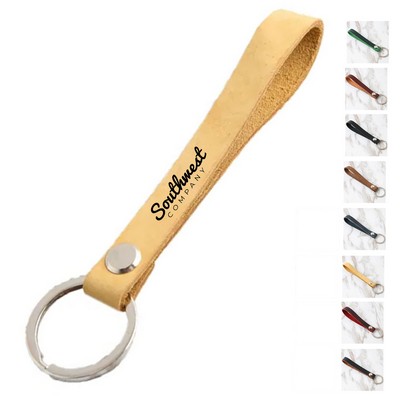 Lightweight Leather Keychain