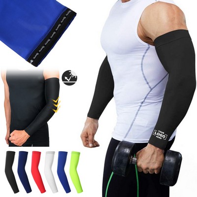 UV Protection Compression Arm Sleeves for Sports