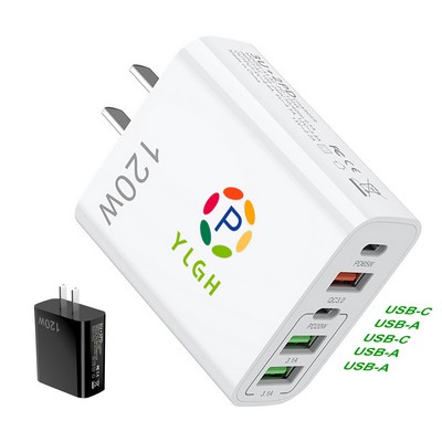 Multi USB 5 IN 1 Wall Charger
