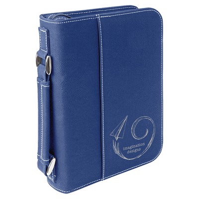 Leatherette Book/Bible Cover w/ Handle & Zipper