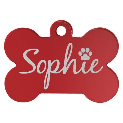Anodized Aluminum Pet Tag