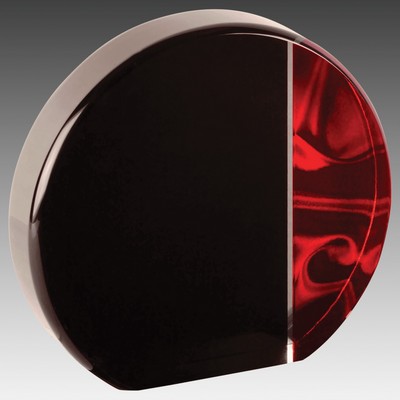 5" Round Red Velvet Acrylic