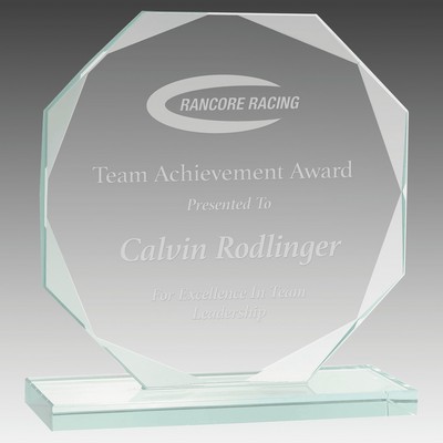 Octagon Jade Glass Award
