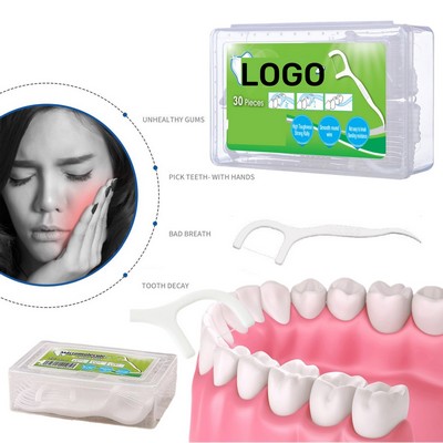 Customizable 30 Pack Floss Pick Box