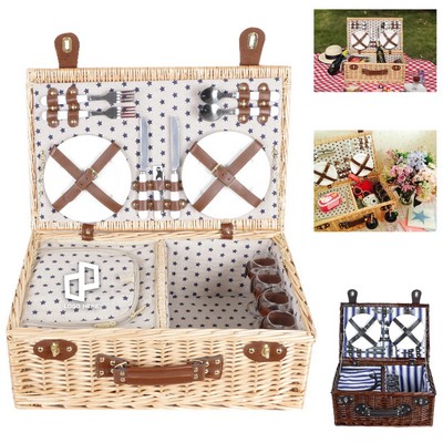 Picnic Basket Set For 4