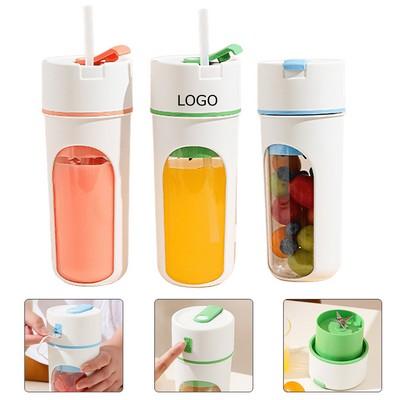 Portable Blender With Straw