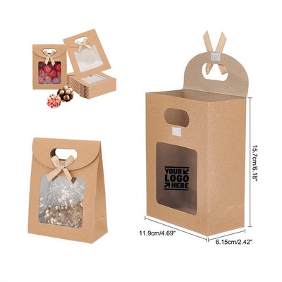 Clear Window Kraft Paper Bag
