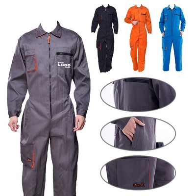 Mechanic Work Canves Coveralls