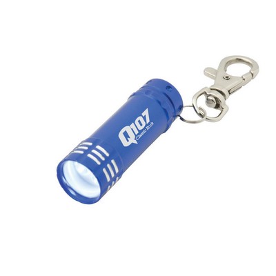 Blue 3 LED Keychain Flashlight