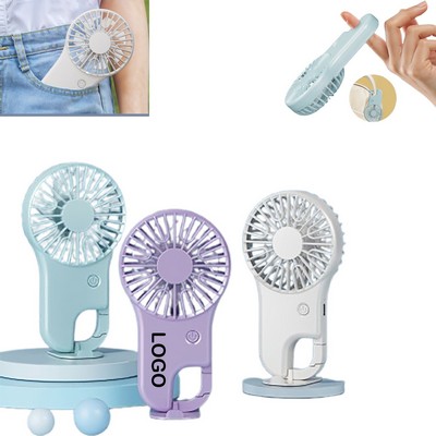 Mini Climbing Fan With Carabiner