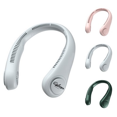 Eco-Cool Wearable Neck Fan with Silent Operation and Long-lasting Battery