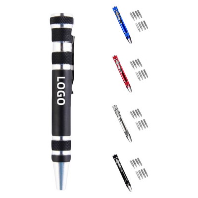 8 In 1 Tool Pen And Screwdriver Set