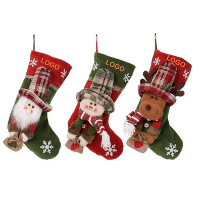 Santa Socks Gift Bag