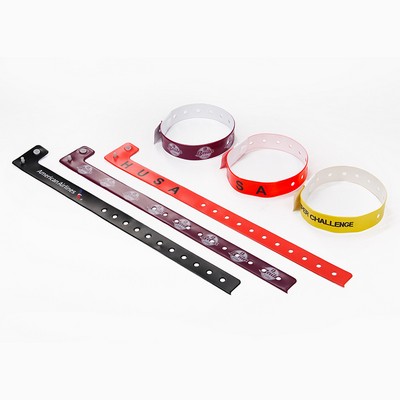 Disposable PVC Wristband Identification Bracelet for Events