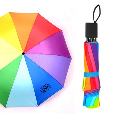Rainbow Folding Umbrella