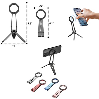 Magnetic Spring Clamp 360 Degree Rotating Portable Triangle Stand