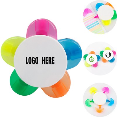 Petal-Shaped 5-Color Fluorescent Marker