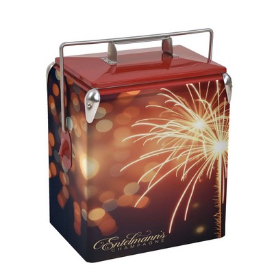 Vintage Cooler With Wrap
