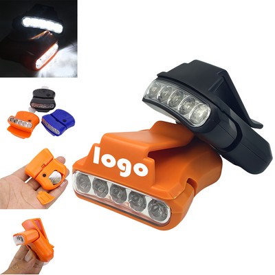 Cap Hat Light Clip on Flashlight Lights