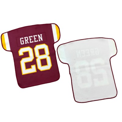 Jersey Shape Full Color Microfiber Rally Towel