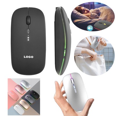 Portable Laptop Rechargeable Dual-Mode Wireless Mouse